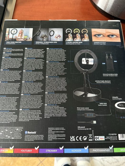 Lampa circulara Led pentru poze