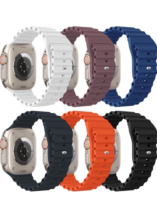 Curea Husa Silicon TPU Compat Ceas Apple Watch Ultra 11 10 9 8 7 6 5