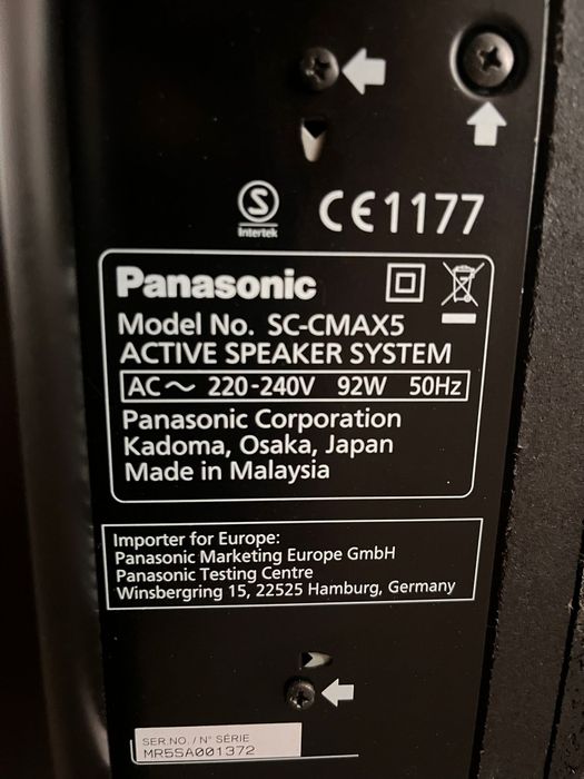 Boxă Panasonic SC-CMAX 5