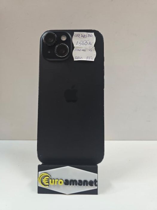 Telefon mobil Apple iPhone 15, 128GB, Baterie 83% -P-