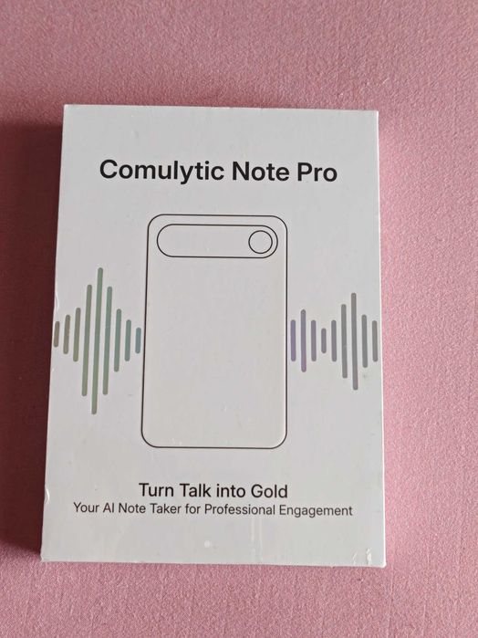 Recorder vocal Comulytic Note Pro AI, TN10, înregistrare a conversațiilor cu AI, înregistrator vocal AI cu reducere a zgomotului, suportă 113 limbi