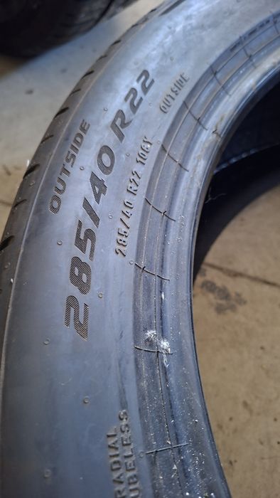 1buc 285 40 22 Pirelli vara cauciuc anvelopa 22