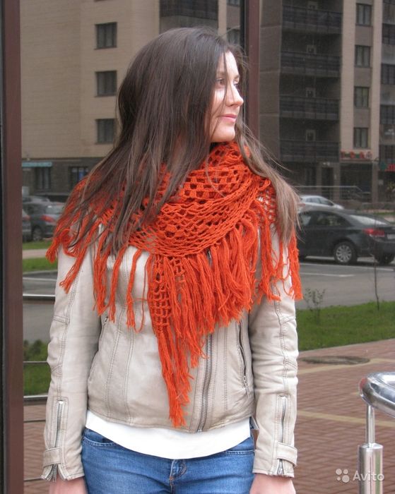 Продам шали ручной вязки