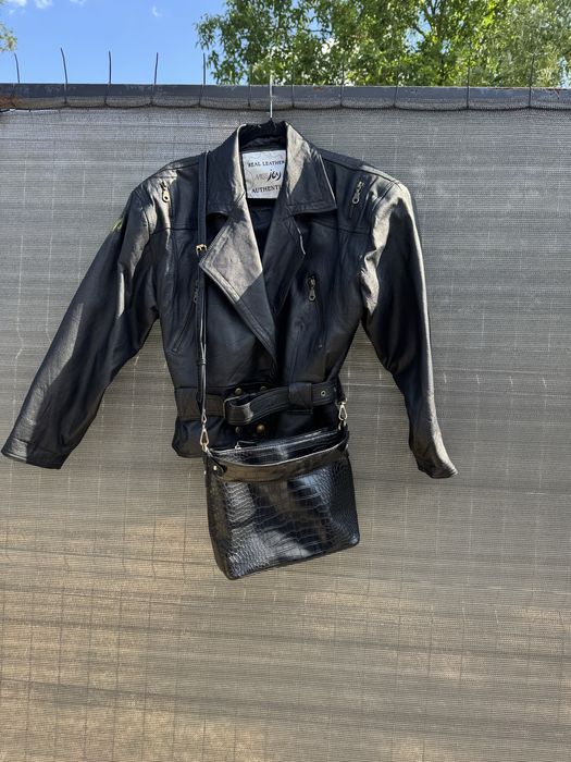 Geaca piele naturala festival biker