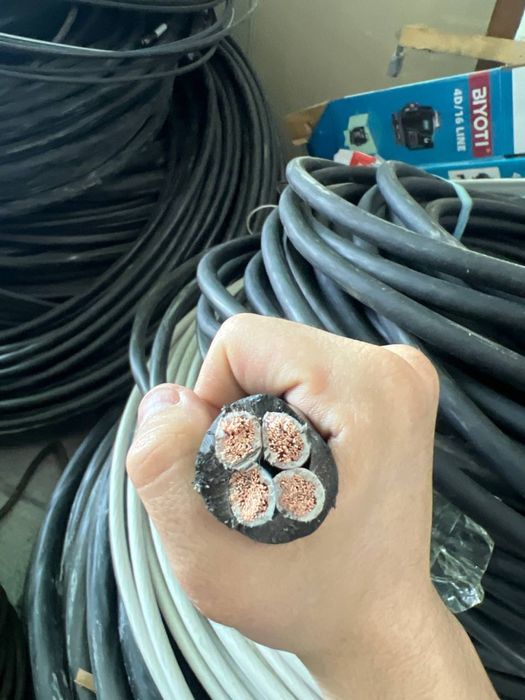 ПВС 4*16 медни многожирни 380V медни кабел !