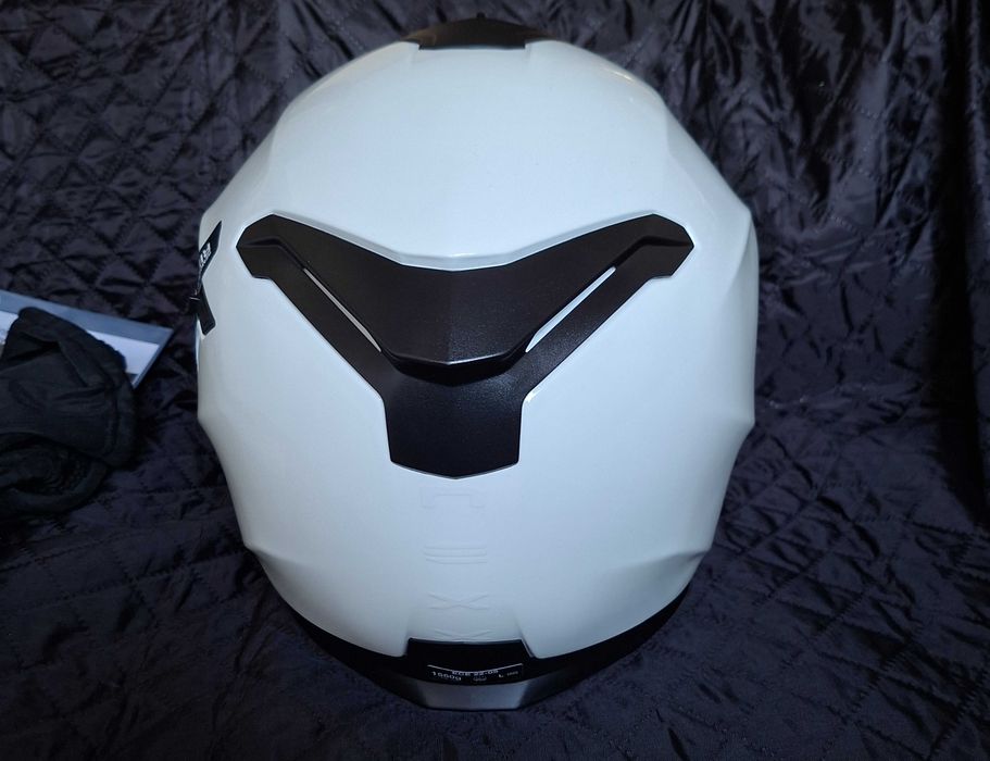 Casca moto NEXX SX 100 CORE EDITION ALB cu PINLOCK masura L noua