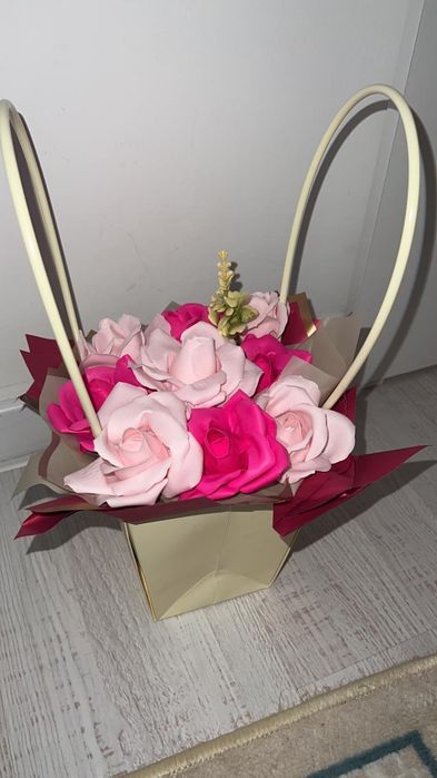 Букеты мыльных роз