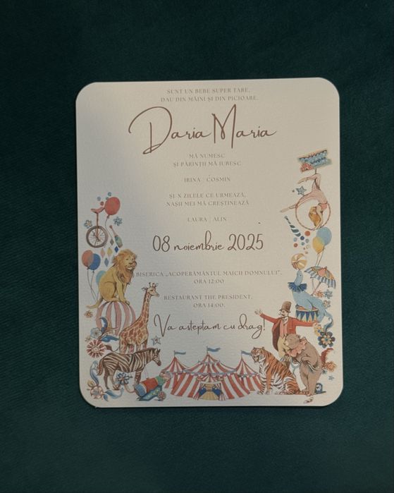 Invitații Nuntă, Botez, Aniversari și alte Evenimente – Personalizate