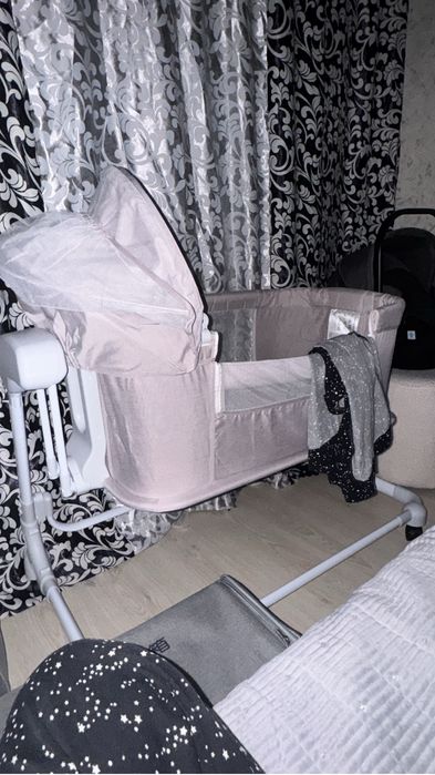 Манеж 4в1 электро качалка