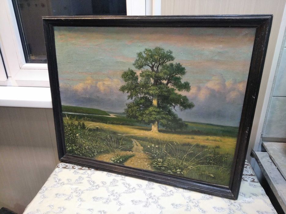 Картина маслом, масляная живопись.