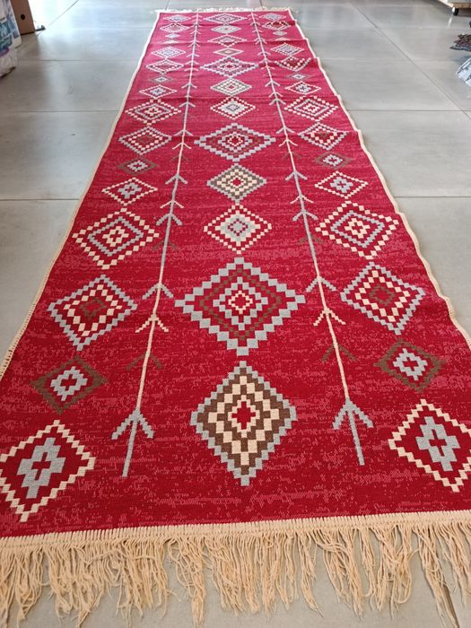 Covor bumbac modern  80 cm/ 300 cm
