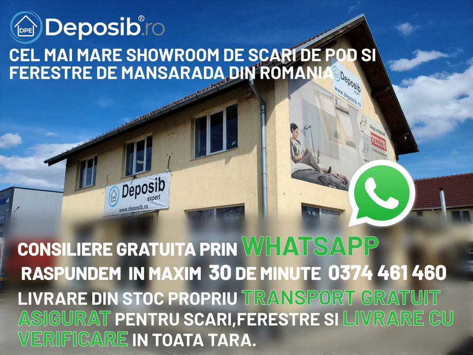 Fereastra mansarda - Deposky, Velux, Roto, Dakea