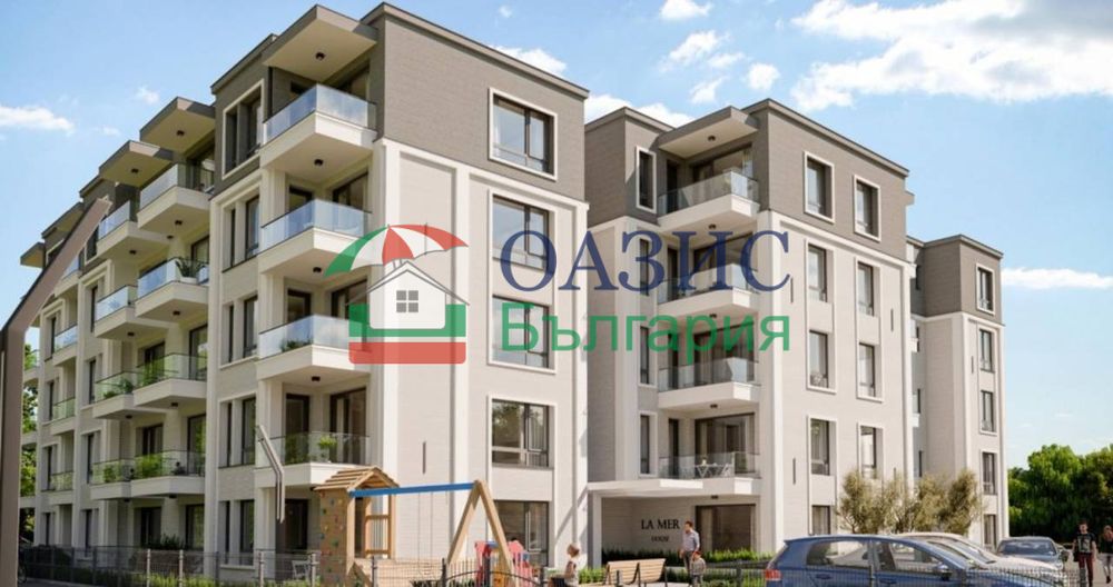 Апартамент с 1 спалня в новостроящата се сграда La Mer House, Равда, България, 62.03 кв.м,