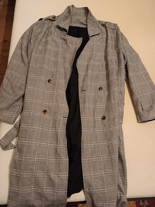 Trench casual, marime 2XL, lungime 98 cm