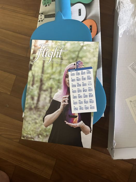 Укулеле голубое Flight