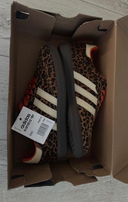 Adidas Samba OG Dark-Leopard Print