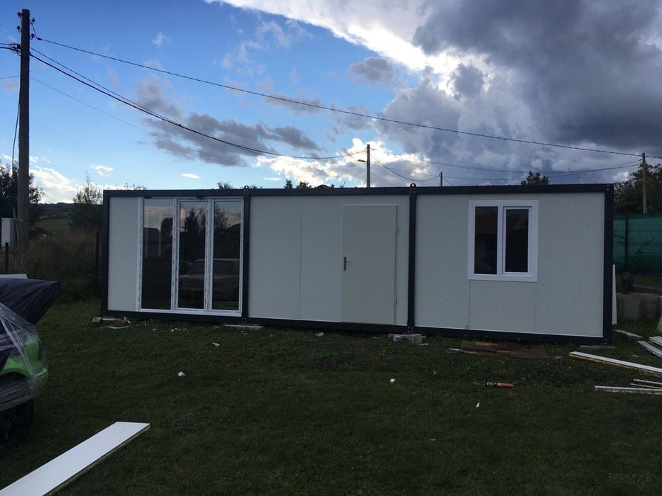 Единичен Контейнер Офис Къща за отдих Бунгало 6х2.40м