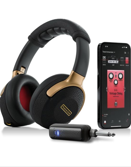 Amplificator wireless pentru căști Positive Grid Spark NEO și rig de chitară alimentat de inteligență artificială cu drivere audio personalizate