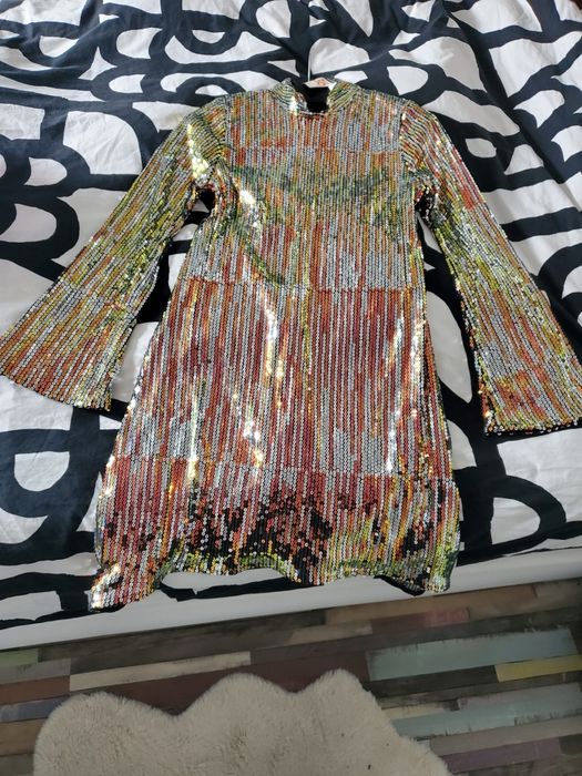 Rochie de ocazie cu paiete glamour