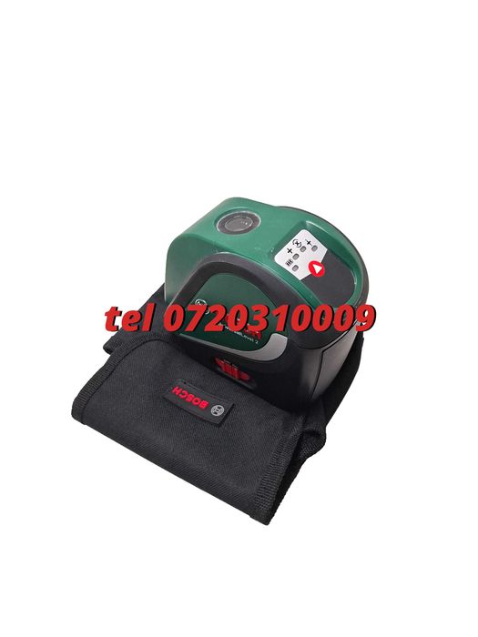Nivela Cu Laser Cu Linii Bosch Professional Universal Level 2 , Cu Baterii , 2 Linii Rosii , Sh Pentru Masuratori Aliniere Si Trasare In Constructii
