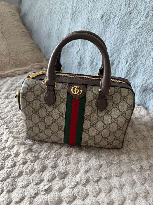 Оригинална! Gucci Ophidia medium boston bag