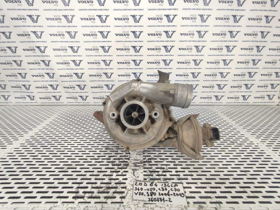 Turbina VOLVO S40 V50 C30 C70 S80 V70 2.0D E4 136CP 2005-2010 760774 2