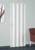 Uși pliante PVC alb lat 860 mm