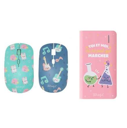 Комплект WONDEE: мишка Wondee + допълнителен калъф за мишка