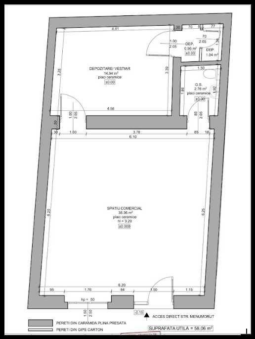 Inchiriez spatiu cu vad, central, acces parcare, magazin si birouri