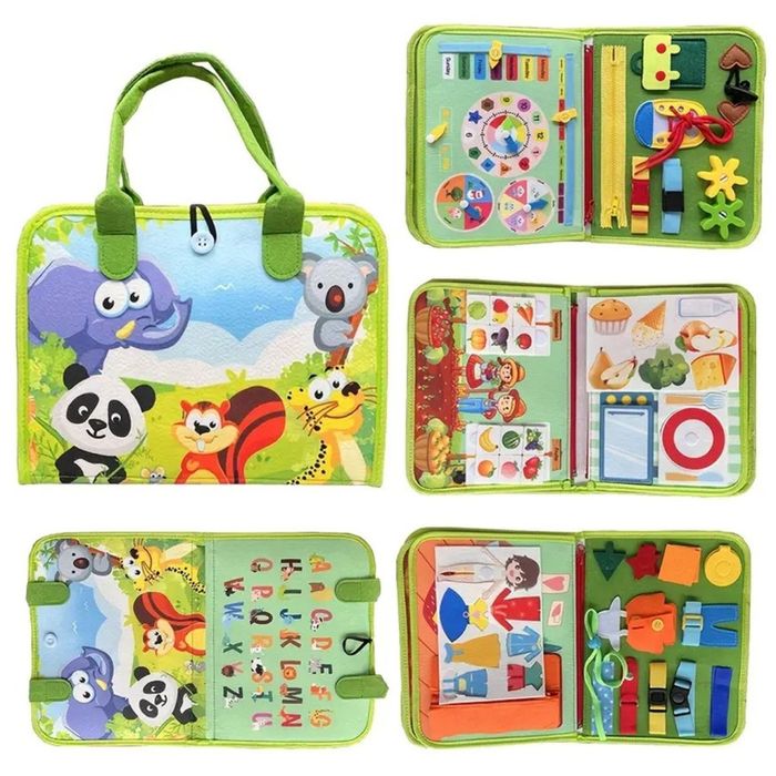 Образователна книжка - чанта/Бизи борд