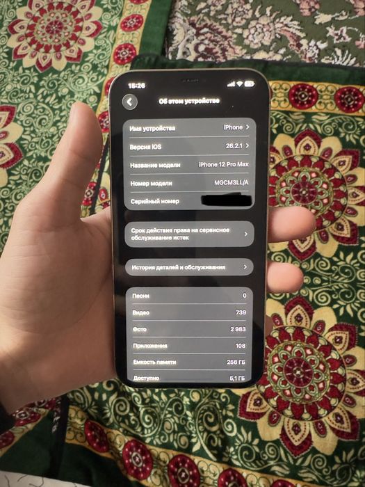 Iphone 12 pro max 256gb