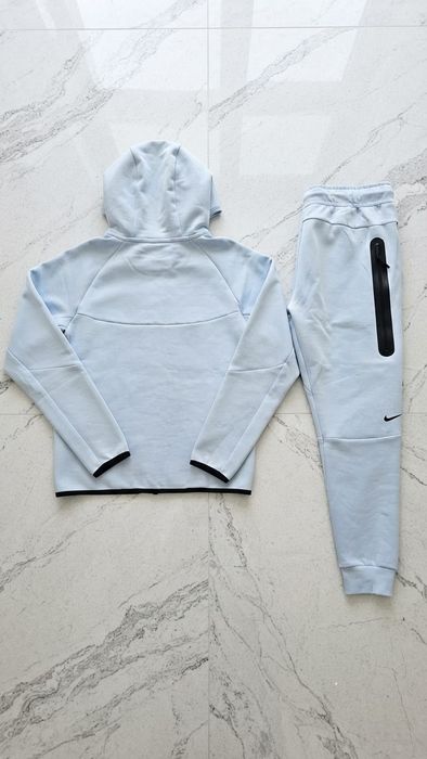 Trening Nike Tech Fleece Light Blue - Set Complet - Bumbac