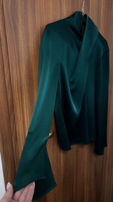 Зелена Блуза риза HM