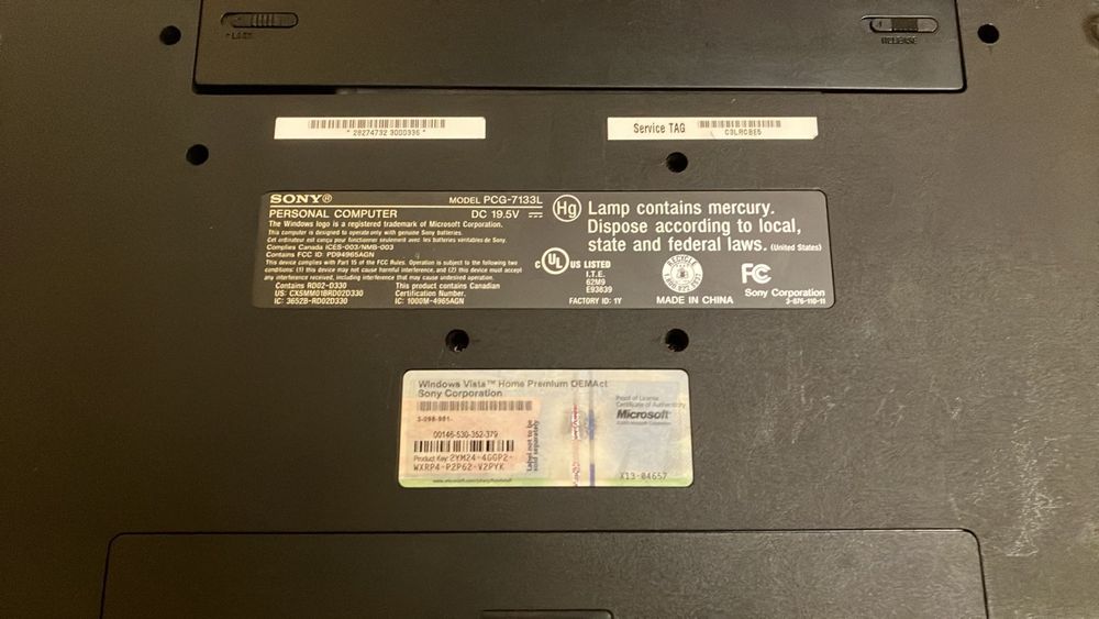 Лаптоп Sony Vaio