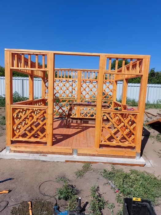 Беседки деревянные