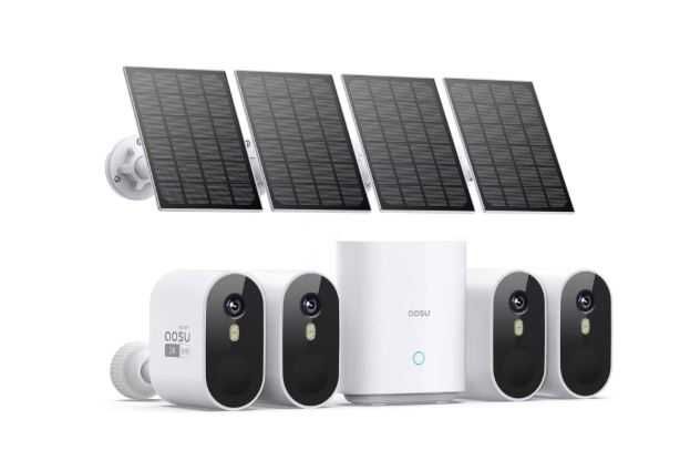 Sistem supraveghere AOSU 2K – 4 camere + HomeBase