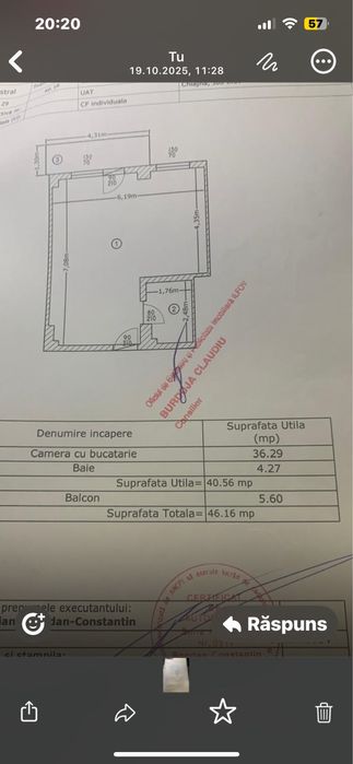 Apartament 2 camere Chiajna