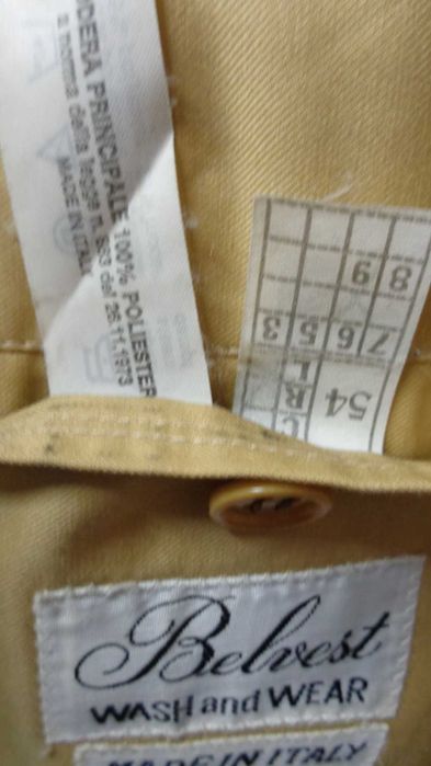 Sacou bej Belvest marimea 54
