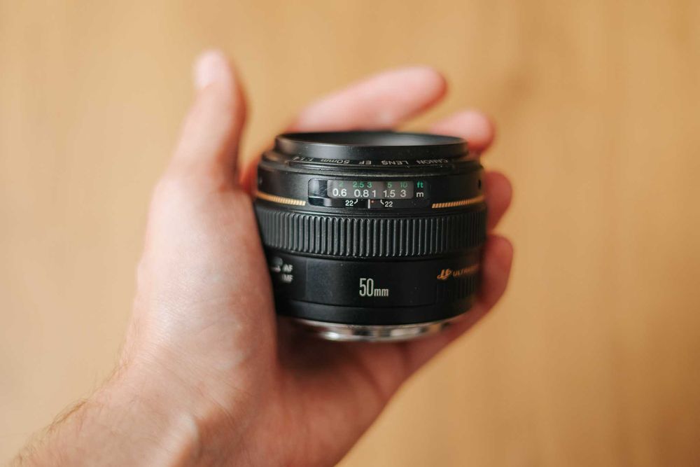 Canon EF 50mm f/1.4 USM | Obiectiv luminos | AF USM | Capace originale