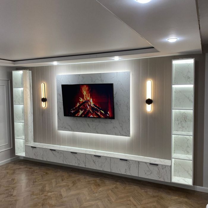 Установка ТВ на стену