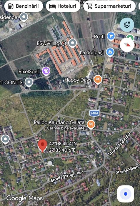Teren intravilan pe strada Onisifor Ghibu Iași /924 mp/ Preț 180 euro pe mp/Se acceptă schimburi imobiliare