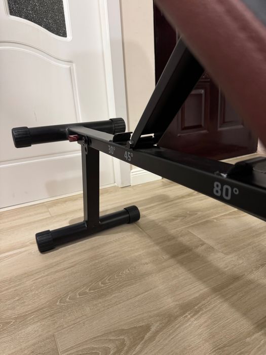 Bancă fitness pliabilă, cu înclinare