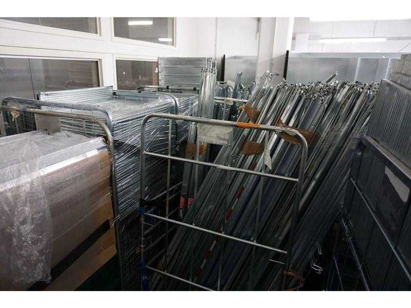 Метални модулни складови стелажи - поцинковани