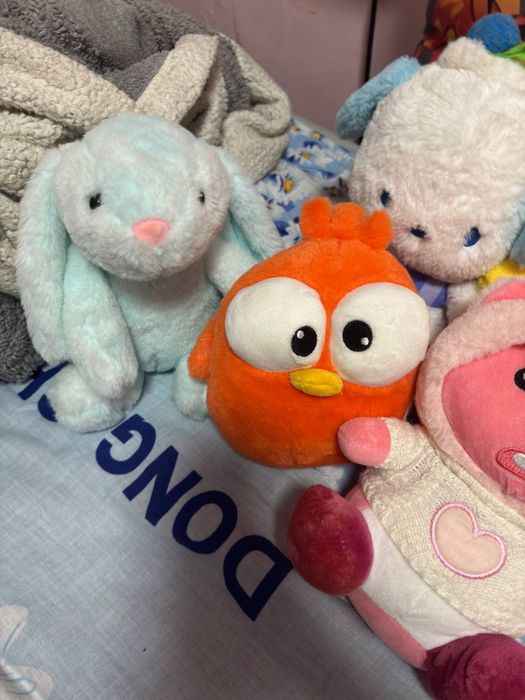 Мягкие разные игрушки