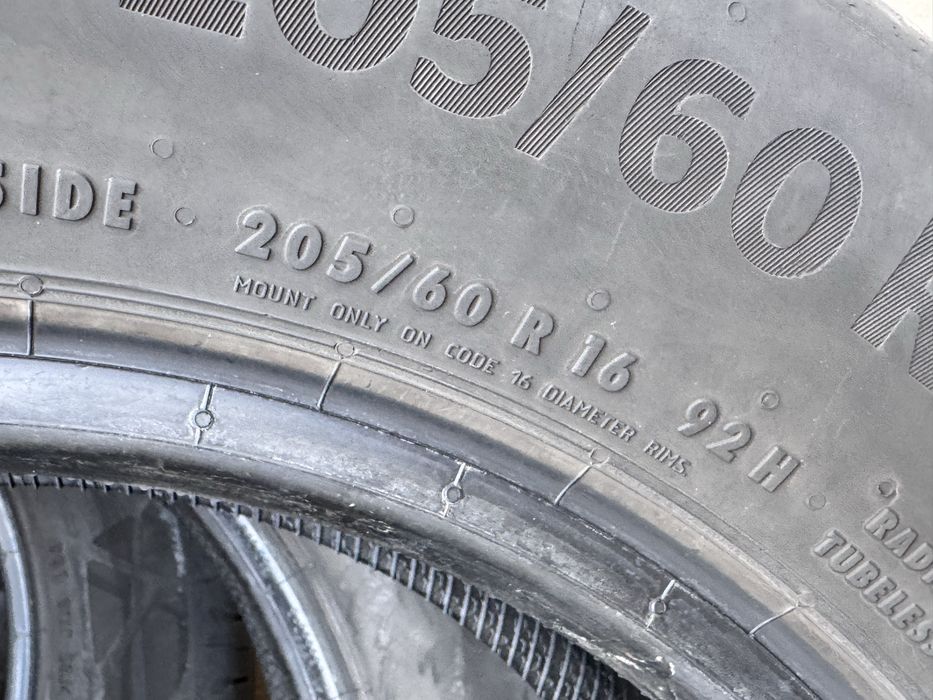 205/60/R16 Continental EcoContact6 4бр летни dot1521