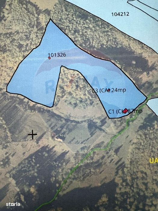 Teren 38,704mp Sirnea | 2.000 mp Intravilan | 36,704 Extravilan