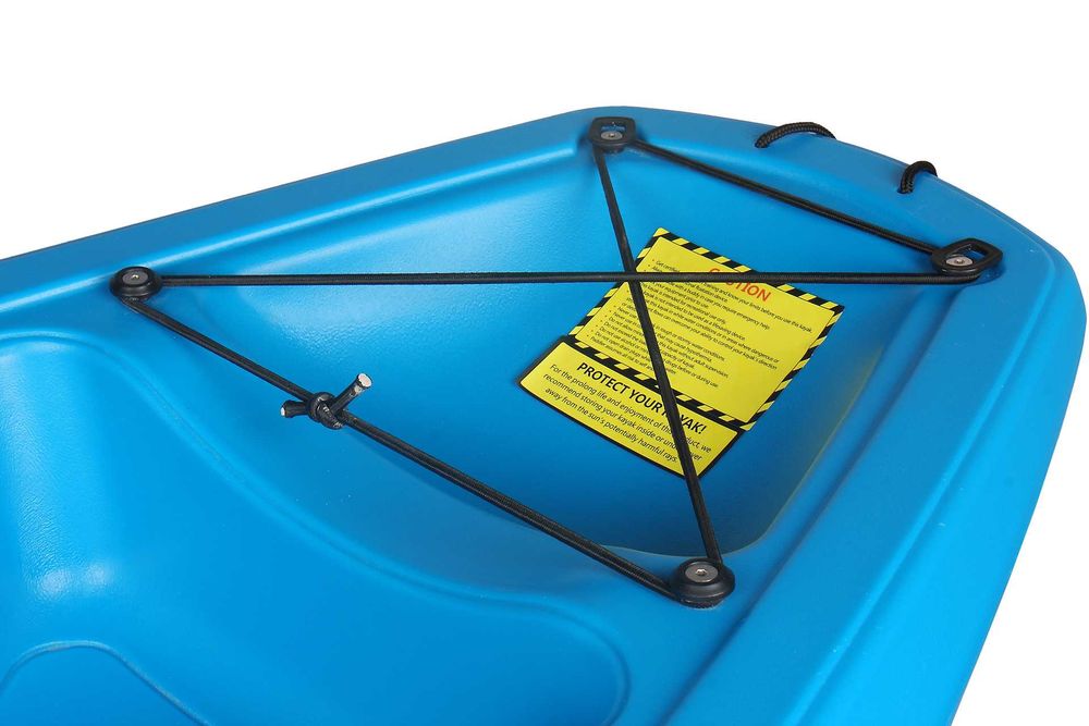 Caiac pentru copii Axoos - distractie si siguranta pe apa, 1.85 metri, albastru