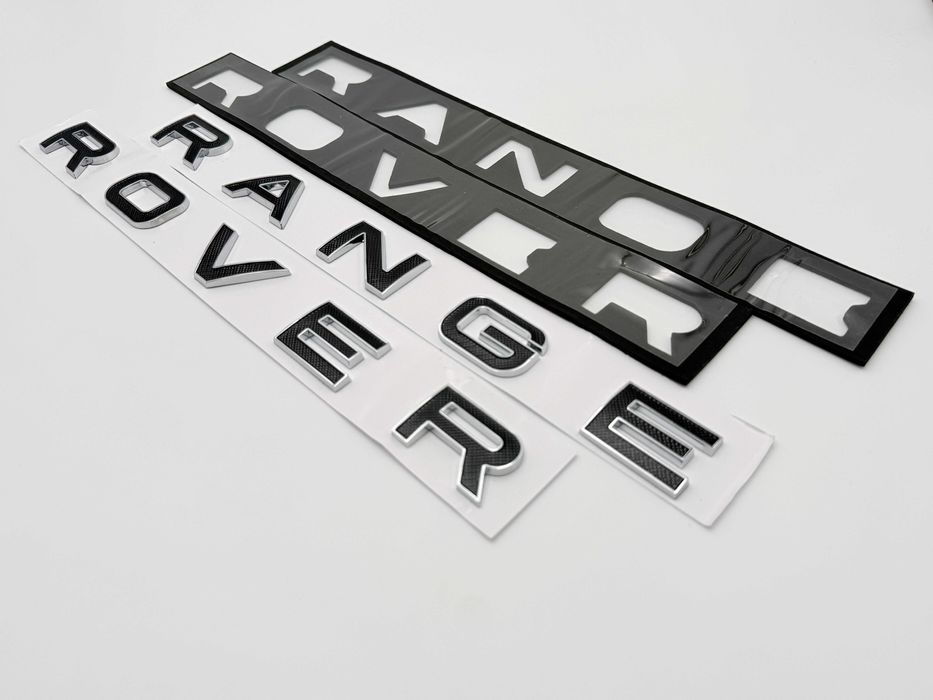 Emblema Compatibila Range Rover fata/spate crom/negru