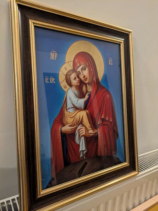 Icoană Maica Domnului cu Pruncul,  Poceav