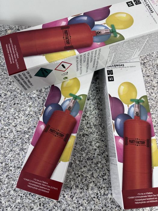 Tub heliu butelie 1L pt 10 baloane pret 100 lei noi sigilate garantie